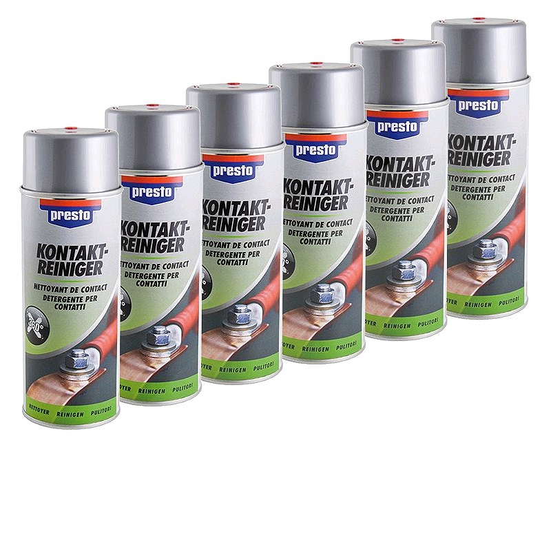 Presto 6x 400ml Kontaktreiniger [Hersteller-Nr. 306192]