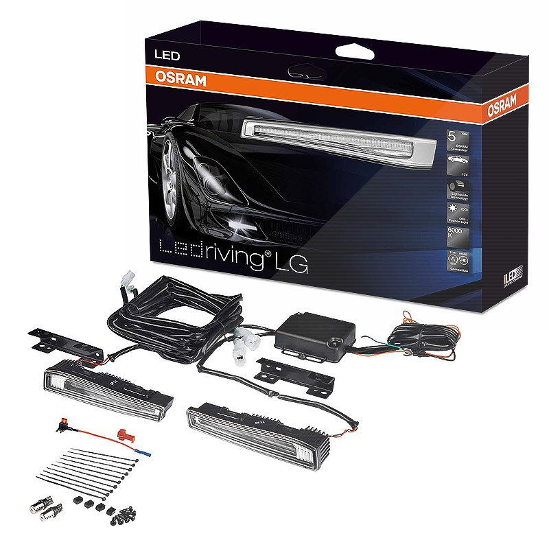 Osram LEDriving LG – LED-Tagfahrlicht [Hersteller-Nr. LEDDRL102] für Mitsubishi, Nissan, VW, Ford, Mercedes-Benz, Audi, Porsche, Toyota, BMW, Chevrole
