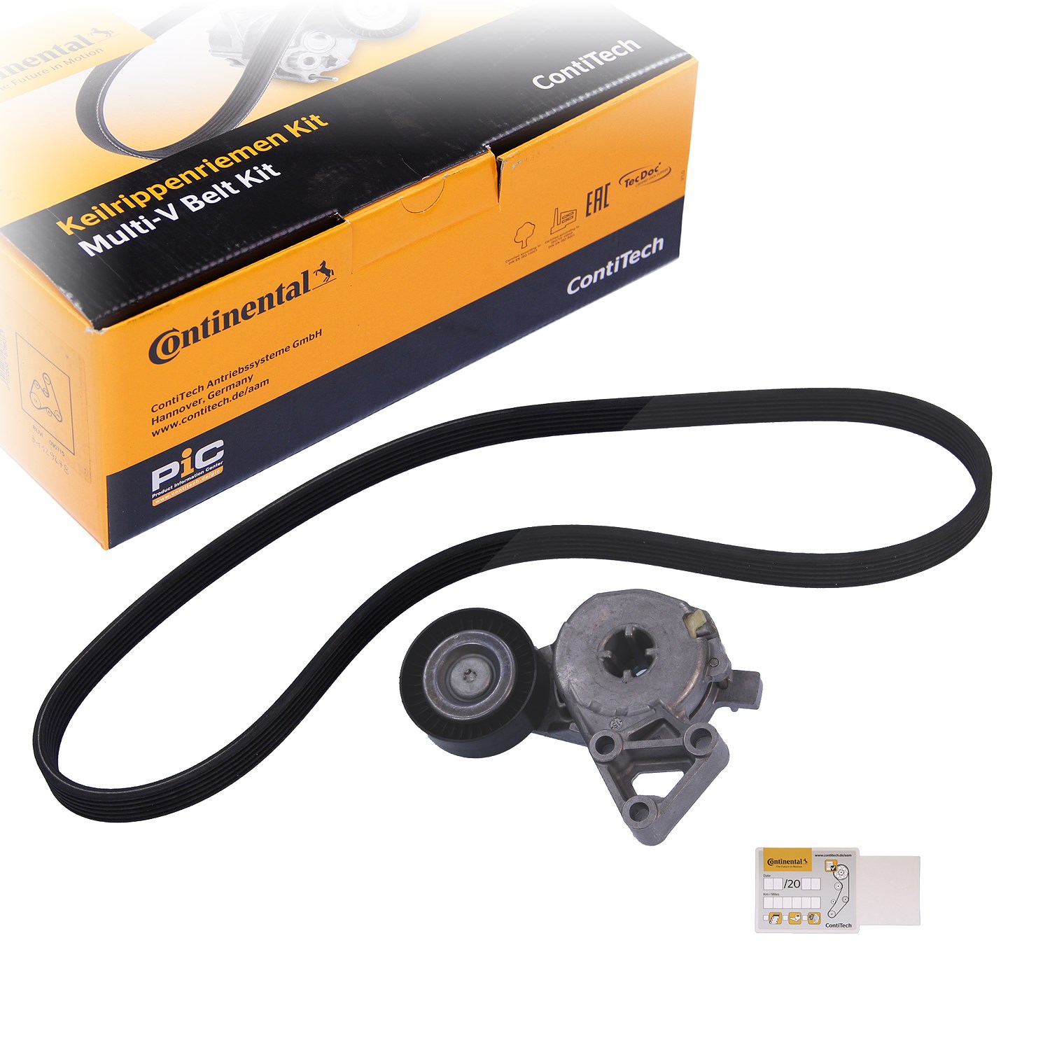 Continental Ctam Keilrippenriemensatz [Hersteller-Nr. 6DPK1195K1] für Skoda, Seat, Audi, VW