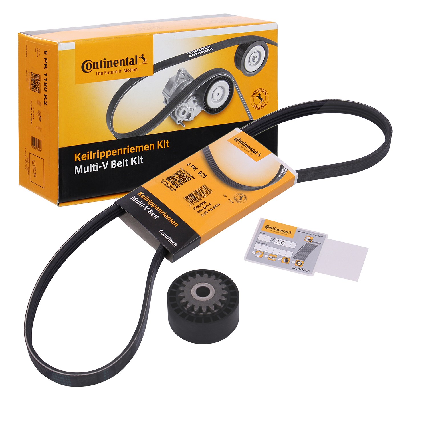 Continental Ctam Keilrippenriemensatz [Hersteller-Nr. 4PK925K1] für Nissan, Renault, Dacia