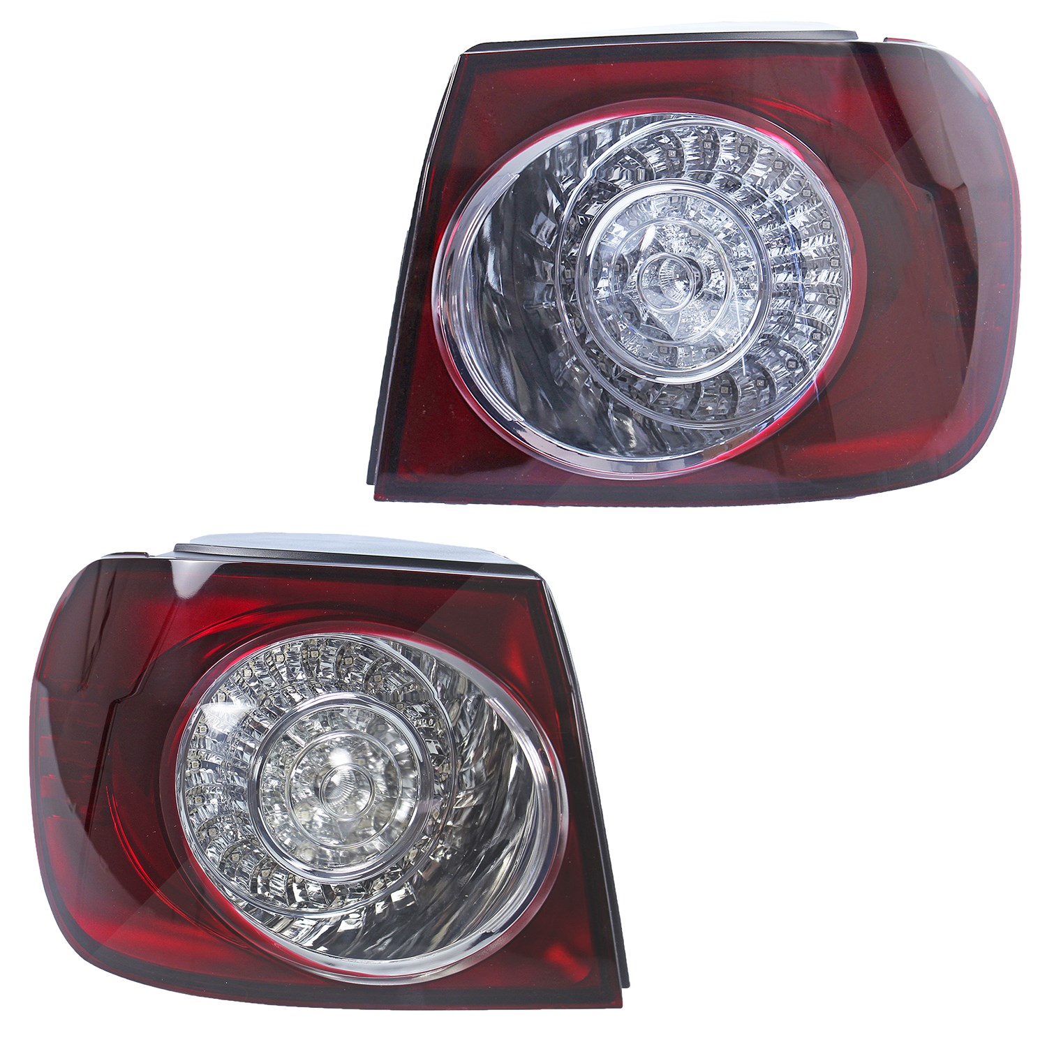 Bestprice 2x Heckleuchte LED außerer Teil mit Lampenträger [Hersteller-Nr. 34001462] für VW