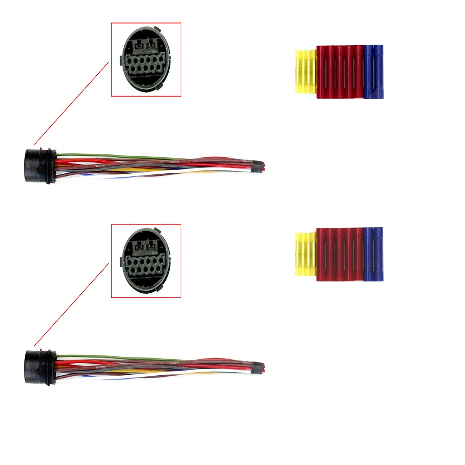 Bestprice 2x Rep.Satz Kabelbaum Türe hinten [Hersteller-Nr. 34002157] für Opel