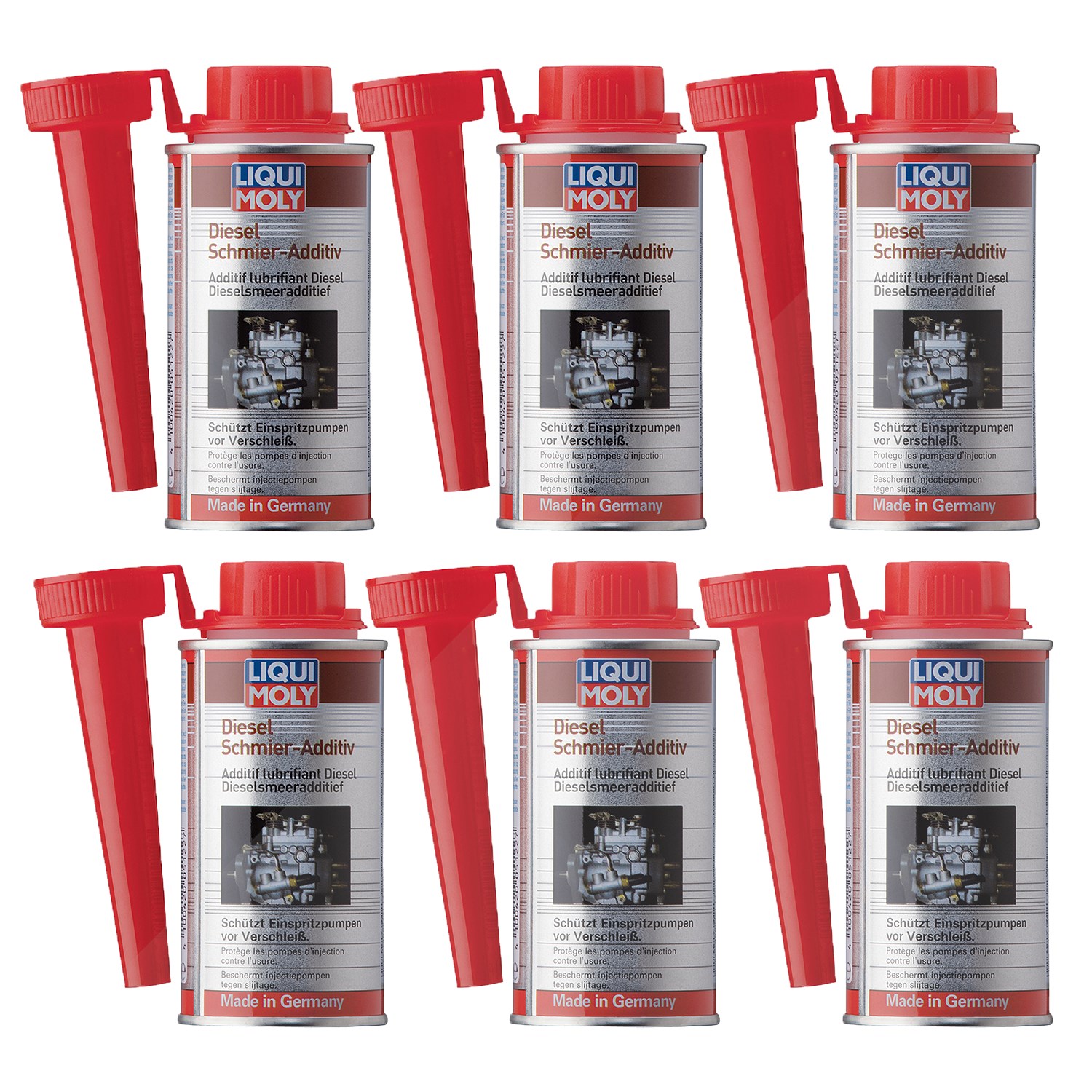 Liqui Moly 6x 150ml Diesel Schmier-Additiv [Hersteller-Nr. 5122]