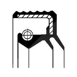 Corteco Wellendichtring, Differential [Hersteller-Nr. 12017026B]