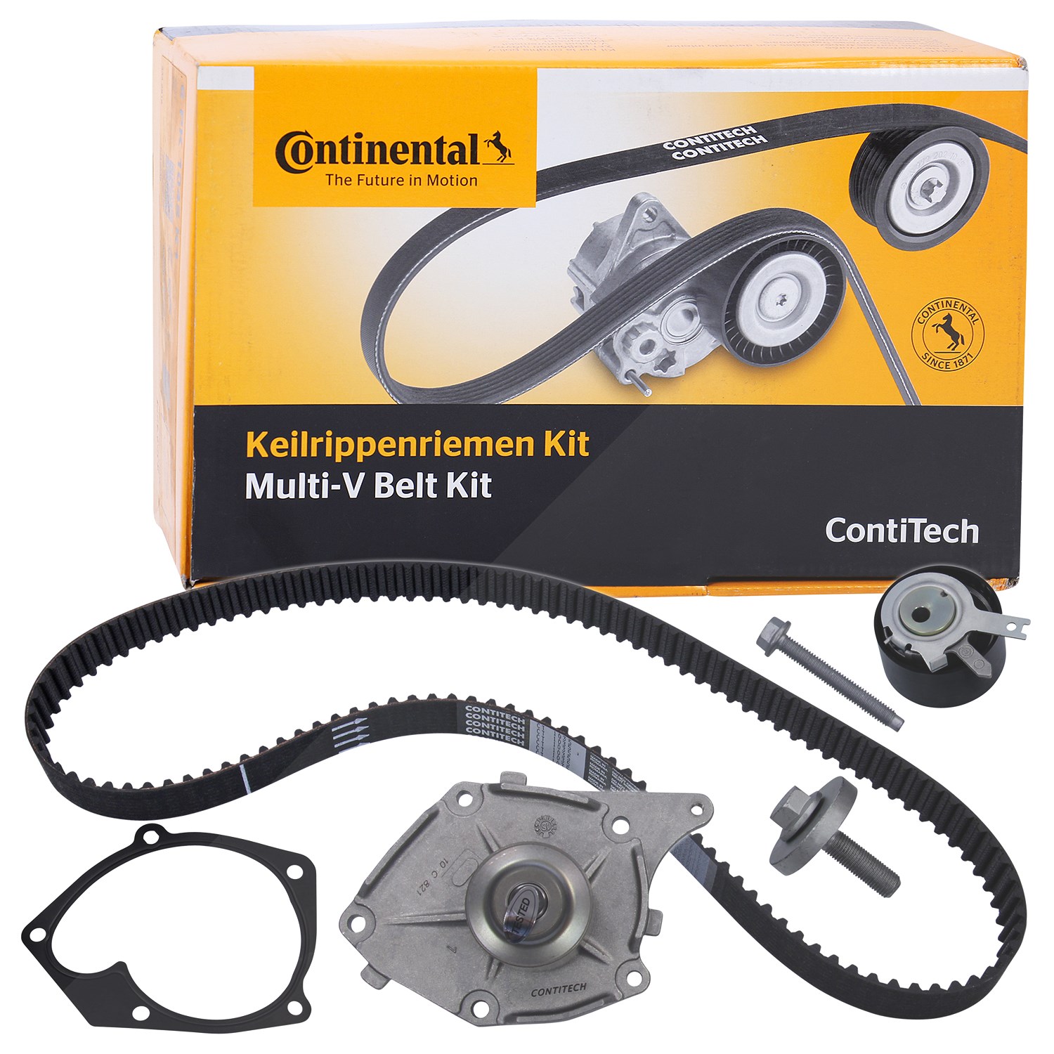 Continental Ctam Zahnriemensatz + Wasserpumpe [Hersteller-Nr. CT1035WP1] für Renault, Nissan