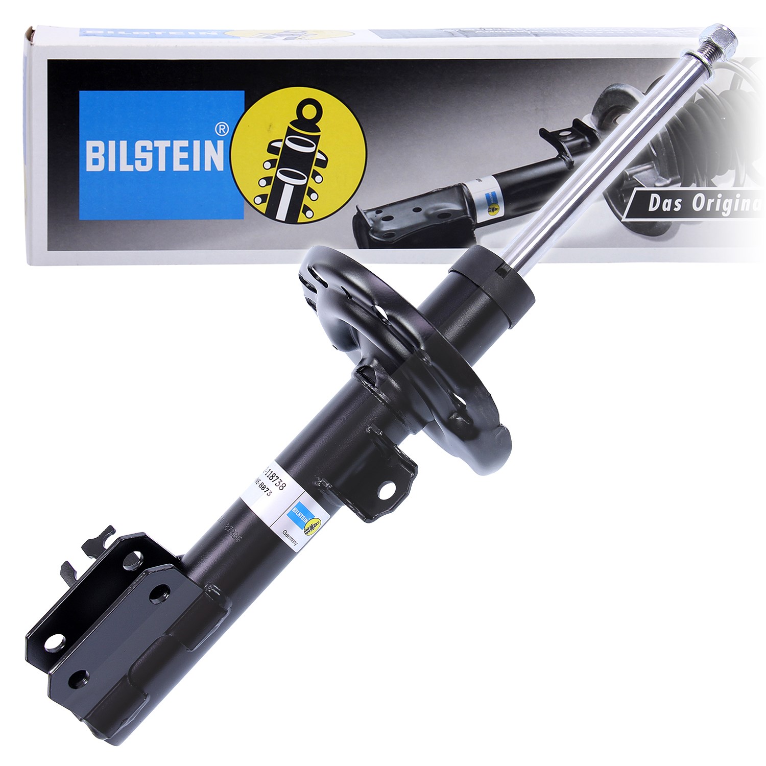 Bilstein 1x Stoßdämpfer Vorne links, Gasdruck [Hersteller-Nr. 22-118738] für Fiat, Opel, Vauxhall