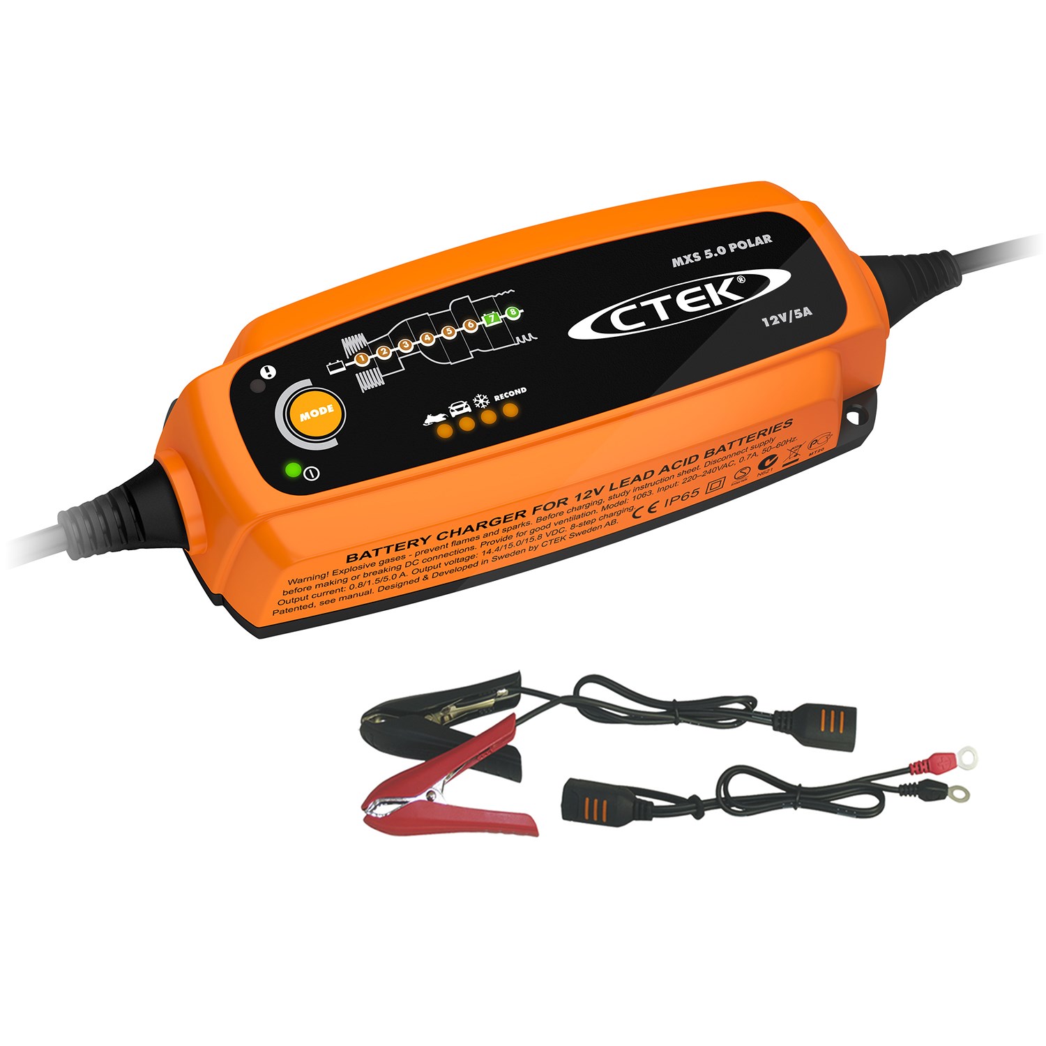 Ctek MXS 5.0 Polar Batterieladegerät 12V 5A [Hersteller-Nr. 56-855]