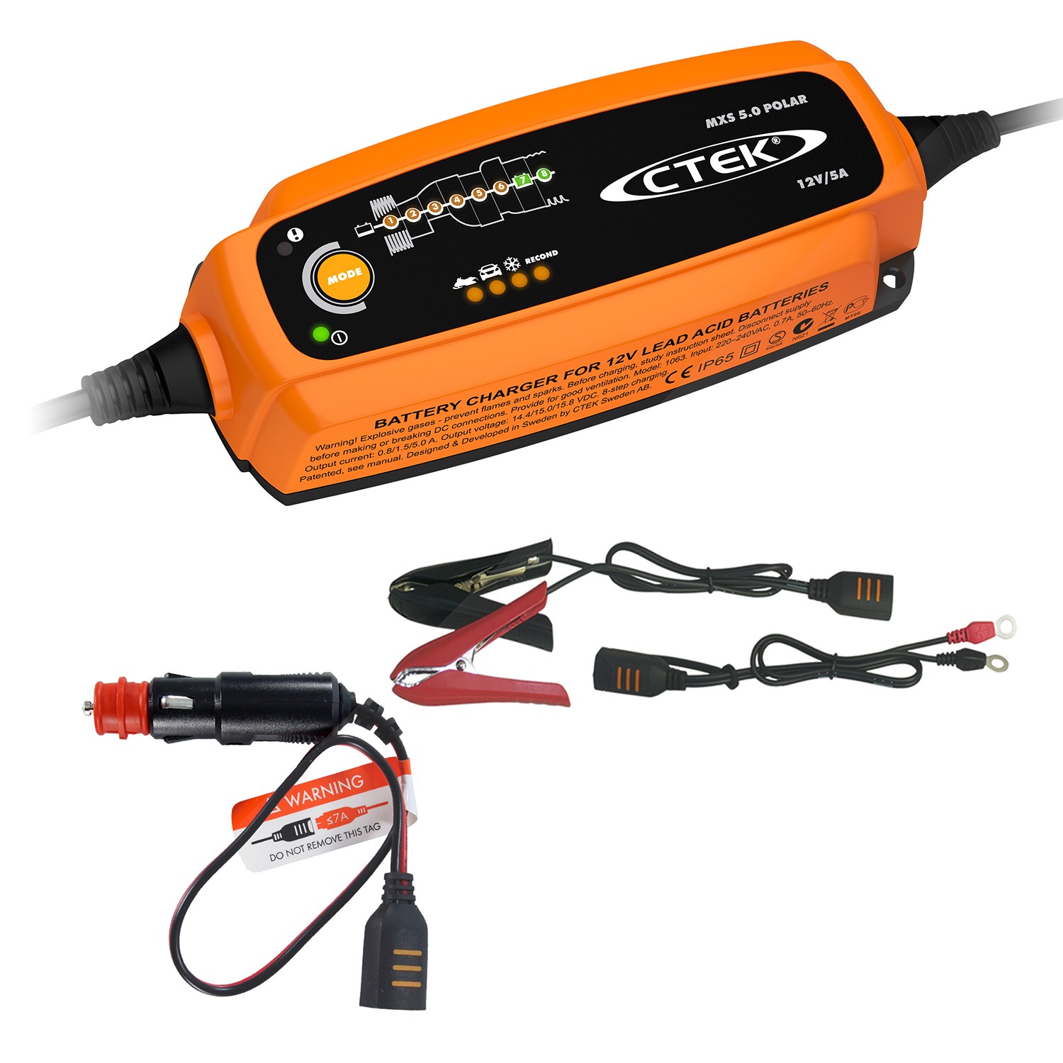 Ctek MXS 5.0 Polar+ 12V Schnellverbinder [Hersteller-Nr. 10850339]