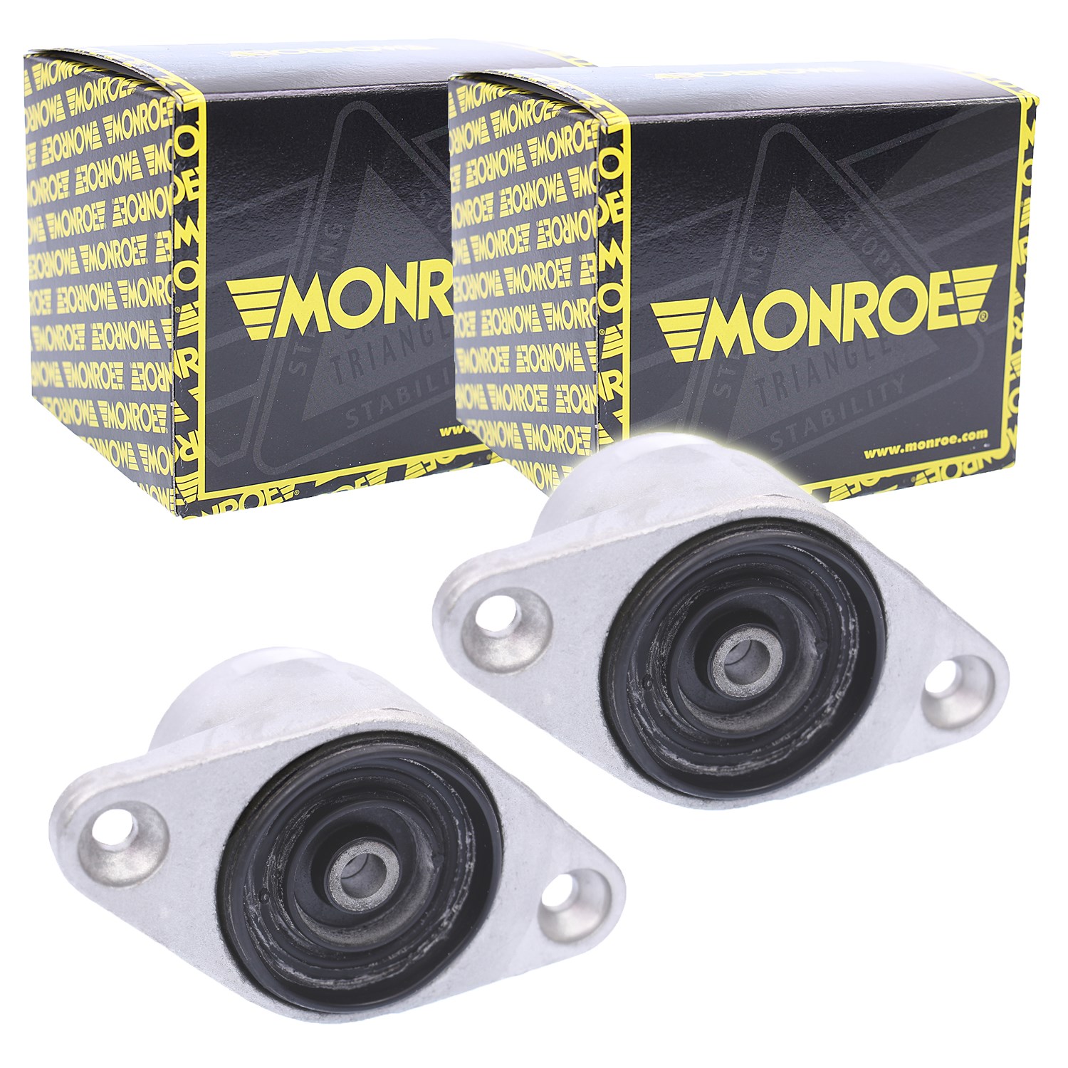 Monroe 2x Federbeinstützlager Hinterachse [Hersteller-Nr. MK297] für Seat, Audi