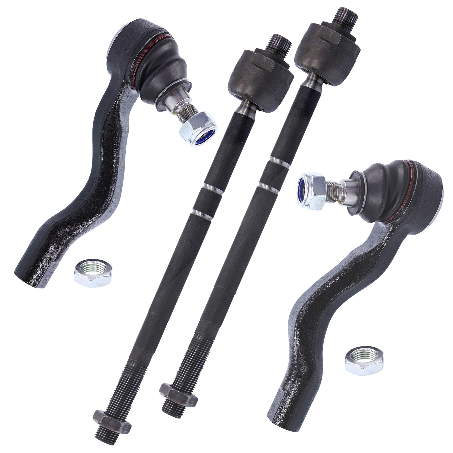 Bestprice 2x Spurstange + 2x Spurstangekopf Vorne [Hersteller-Nr. 31274978] für Mercedes-Benz