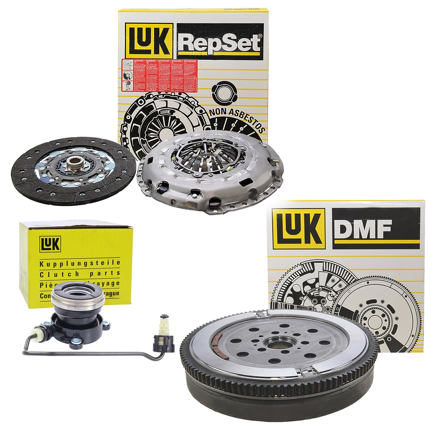 Schaeffler Luk Kupplungssatz inkl. Zwei-Massen-Schwungrad [Hersteller-Nr. 34002347] für Opel, Vauxhall