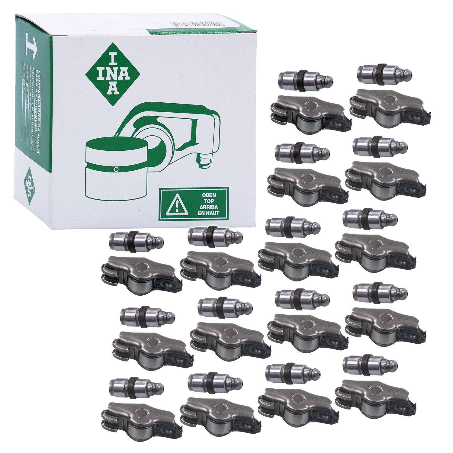 Schaeffler Ina Schlepphebel +Ventilstössel (16 Stk.) [Hersteller-Nr. 423001210] für Skoda, VW, Seat, Audi