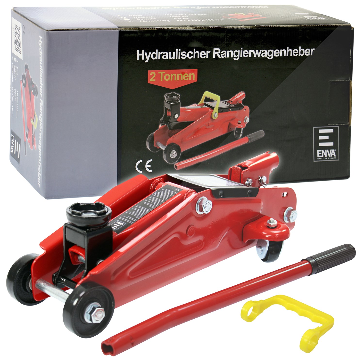 Enva Wagenheber, Rangierwagenheber - 2 t 2000 kg [Hersteller-Nr. 40378705]