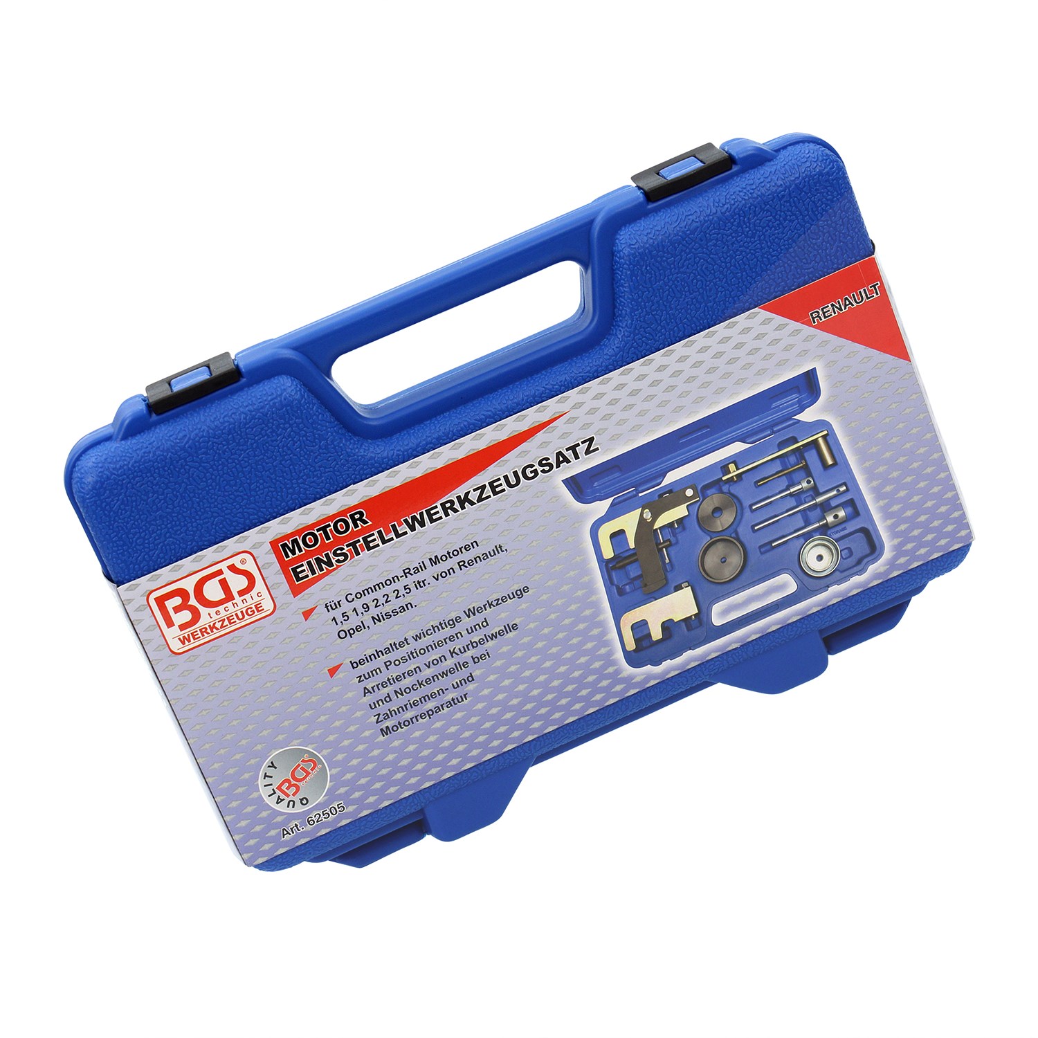 Bgs Einstell- u. Arretierwerkzeugsatz für Renault/Opel/Nissan [Hersteller-Nr. 62505] für Opel, Nissan, Renault