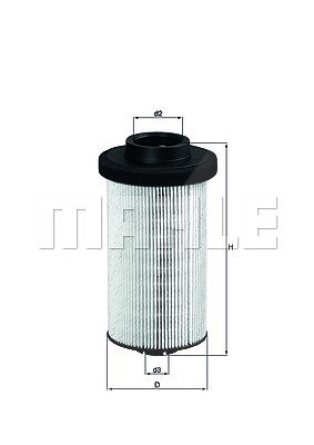 Mahle Kraftstofffilter [Hersteller-Nr. KX80D]