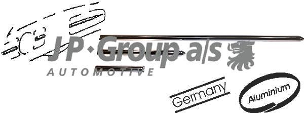 Jp Group Zier-/Schutzleistensatz [Hersteller-Nr. 8189800510] für VW