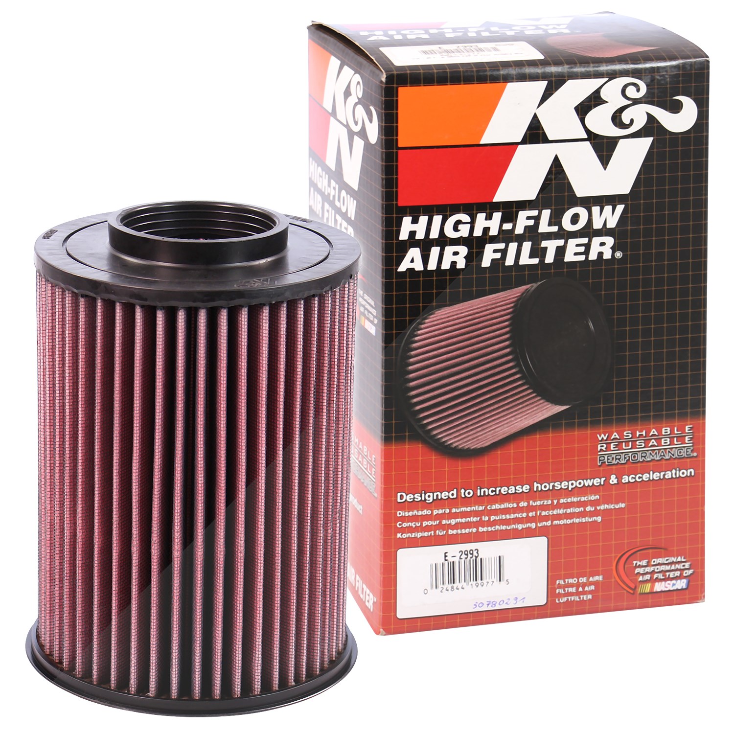 K&n Filters Sportluftfilter [Hersteller-Nr. E-2993] für Volvo, Mazda, Ford