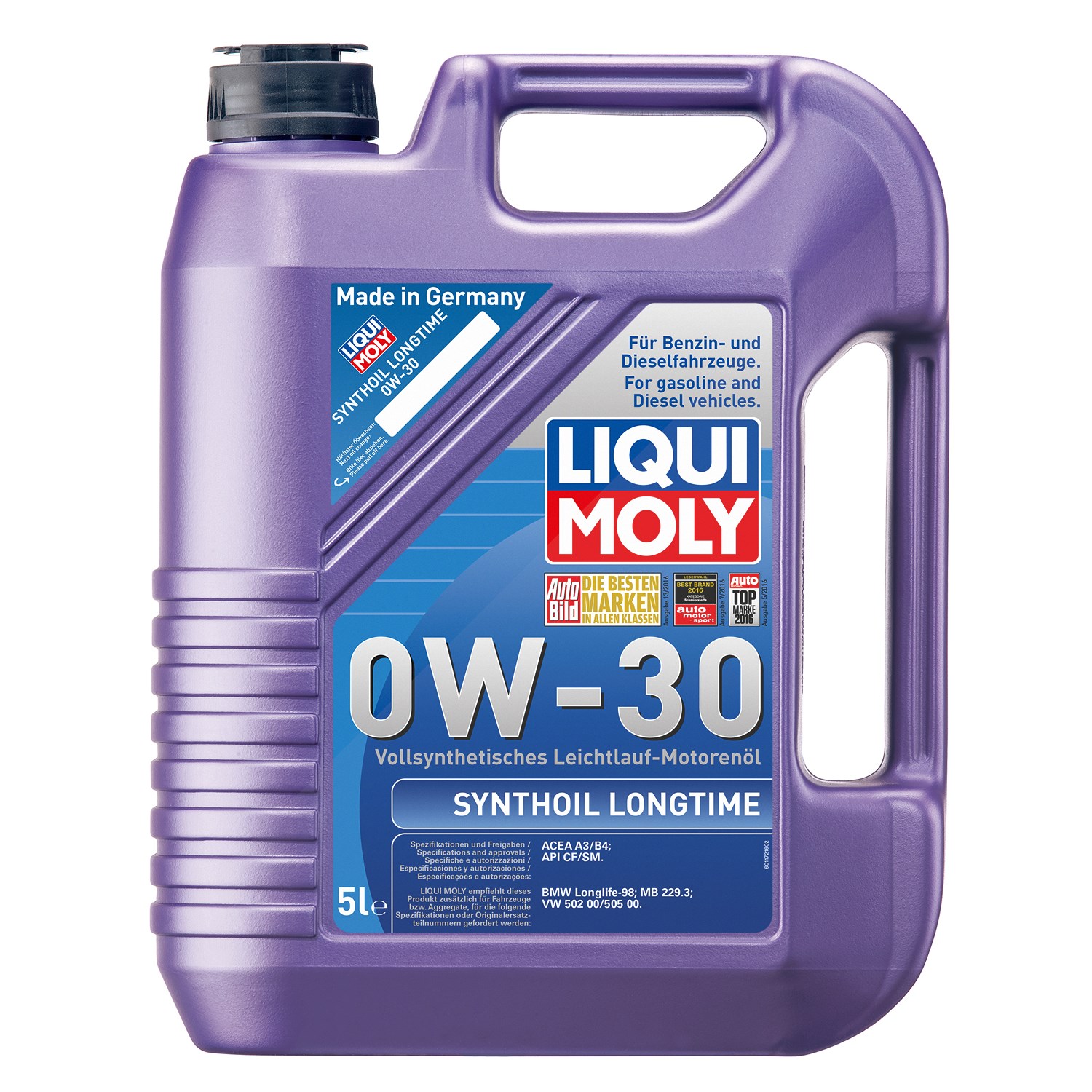 Liqui Moly 5 L Synthoil Longtime 0W-30 [Hersteller-Nr. 1172]