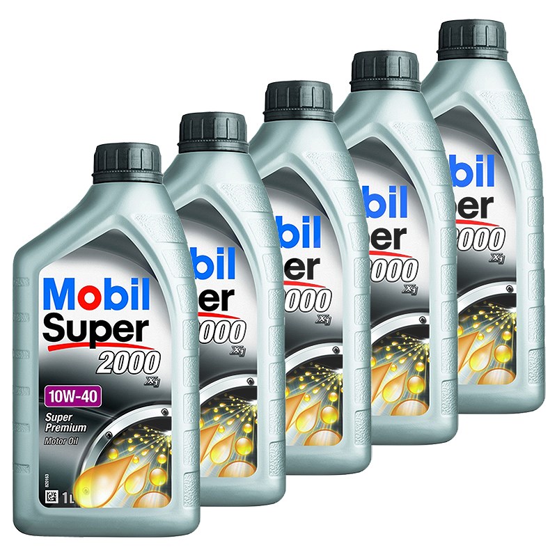 Mobil 5x 1 L Super 2000 X1 10W-40 [Hersteller-Nr. MO150562]