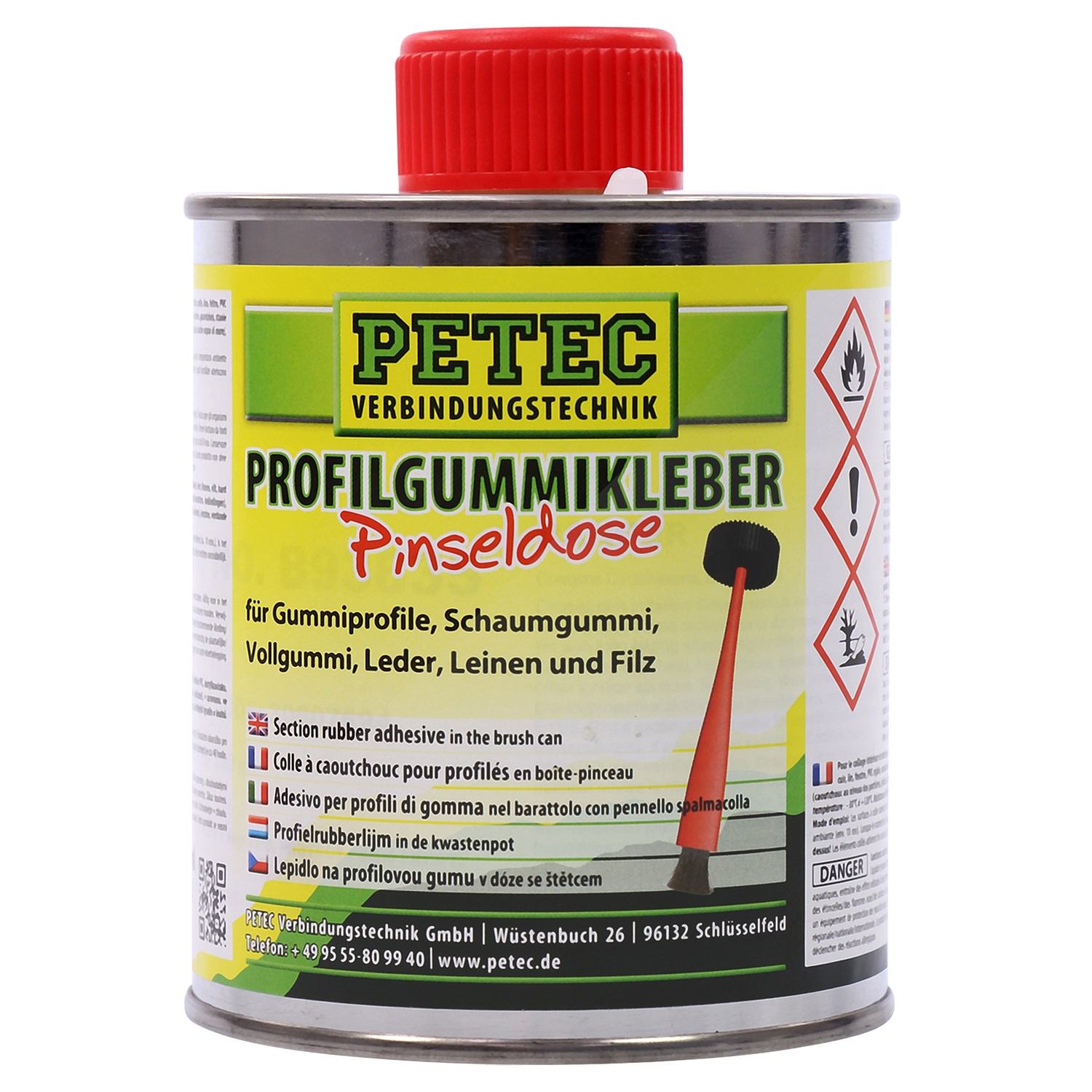 Petec 1x 350ml Profilgummikleber [Hersteller-Nr. 93835]
