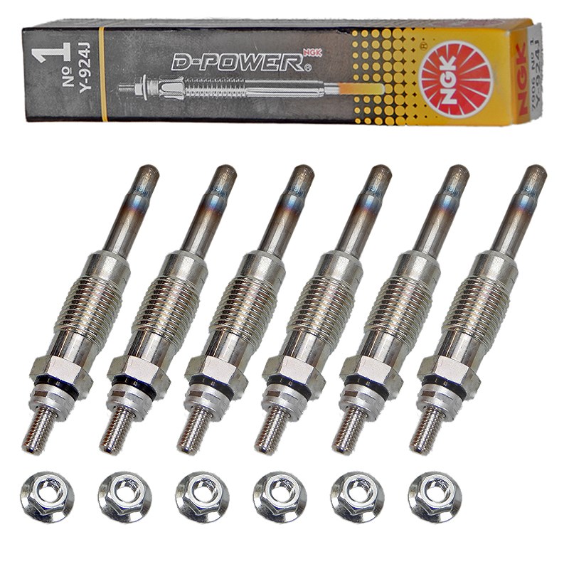 Ngk 6x Glühkerze [Hersteller-Nr. 7906] für BMW, Vauxhall, Land Rover, Mercedes-Benz, Opel