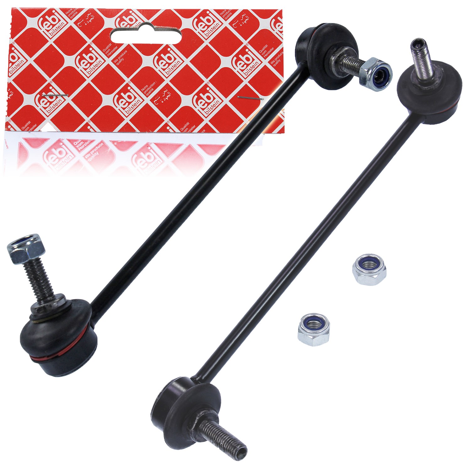Febi Bilstein 2x Koppelstange Vorne Rechts+Links [Hersteller-Nr. 10665784] für BMW
