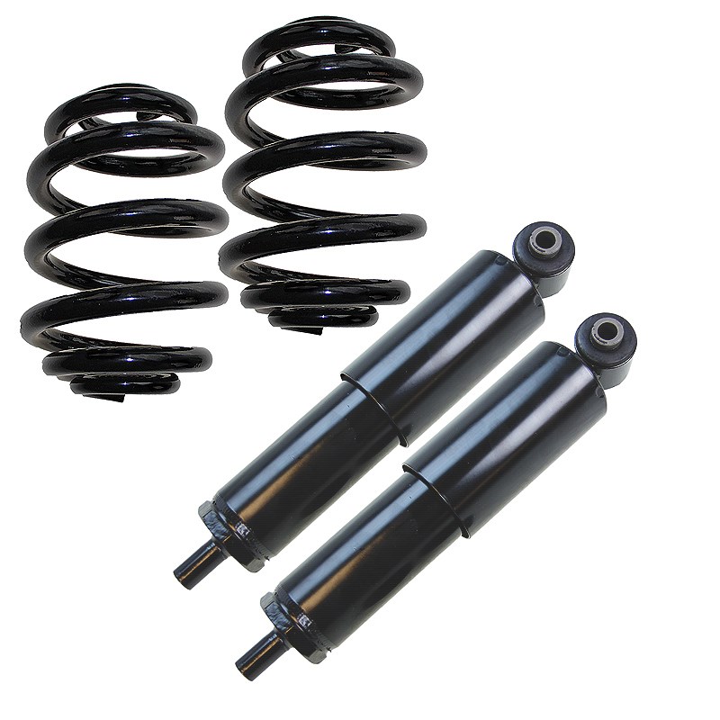 Bestprice 2x Stoßdämpfer+Fahrwerksfeder hinten Öldruck [Hersteller-Nr. 10683308] für VW