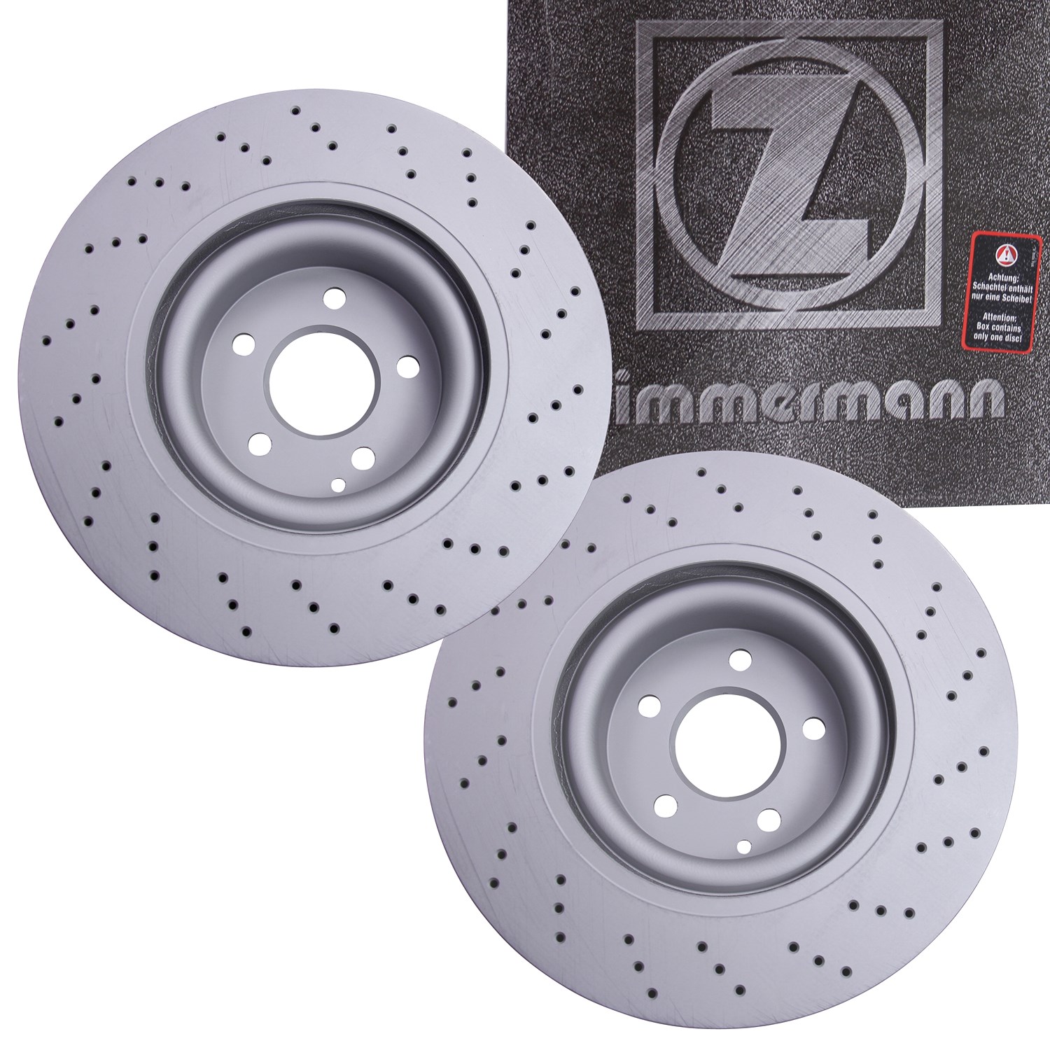 Zimmermann 1x Bremsscheibe belüftet vorne [Hersteller-Nr. 400.3658.20] für Mercedes-Benz