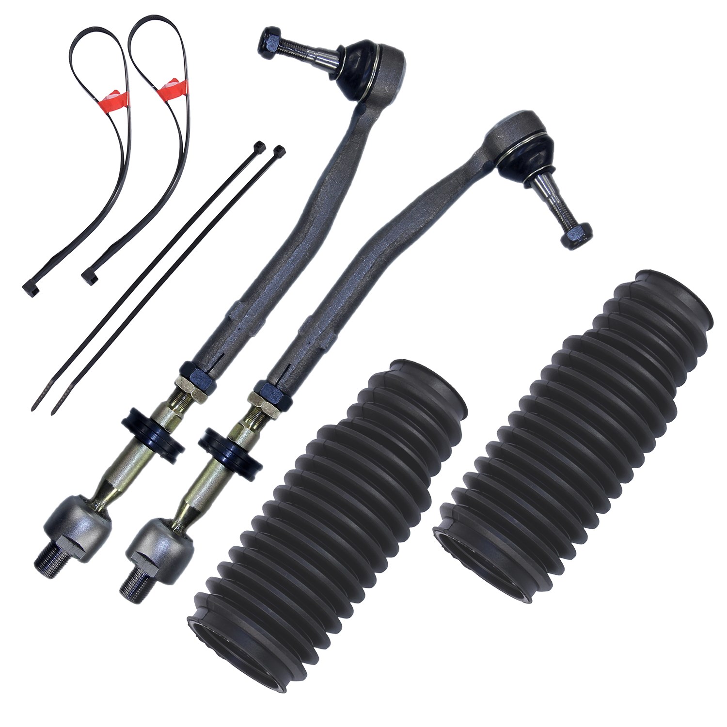 Bestprice 2x Spurstange + Lenkmanschetten [Hersteller-Nr. 10701812] für BMW
