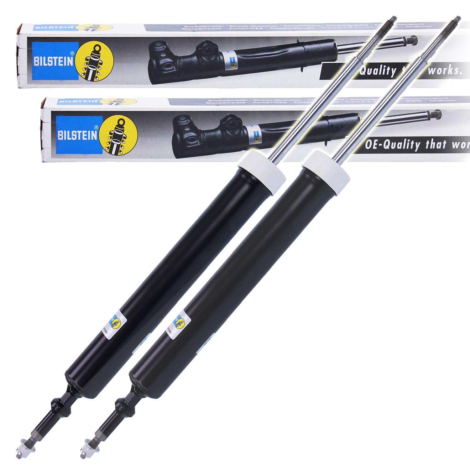 Bilstein 2x Stoßdämpfer Hinterachse, Gasdruck [Hersteller-Nr. 19-135021] für BMW