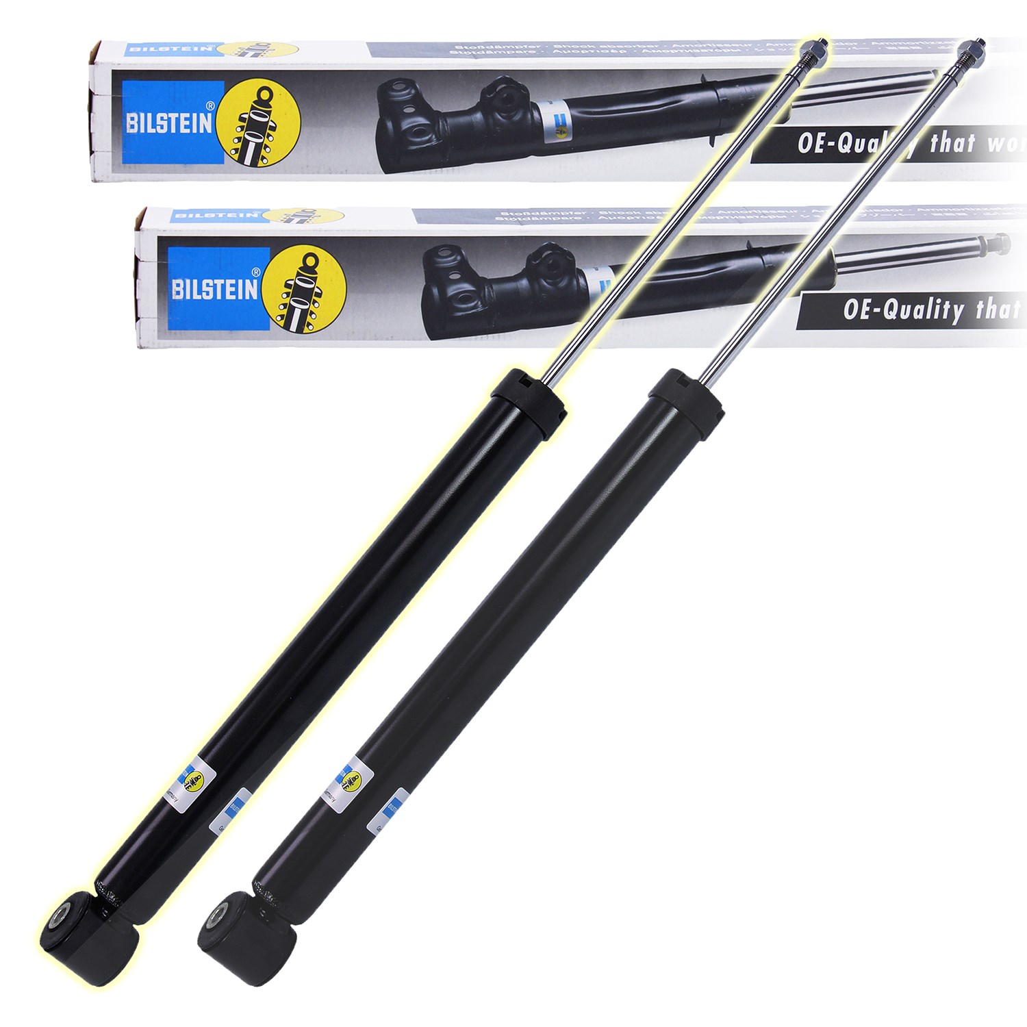 Bilstein 2x Stoßdämpfer Hinterachse, Gasdruck [Hersteller-Nr. 19-068633] für Skoda, VW