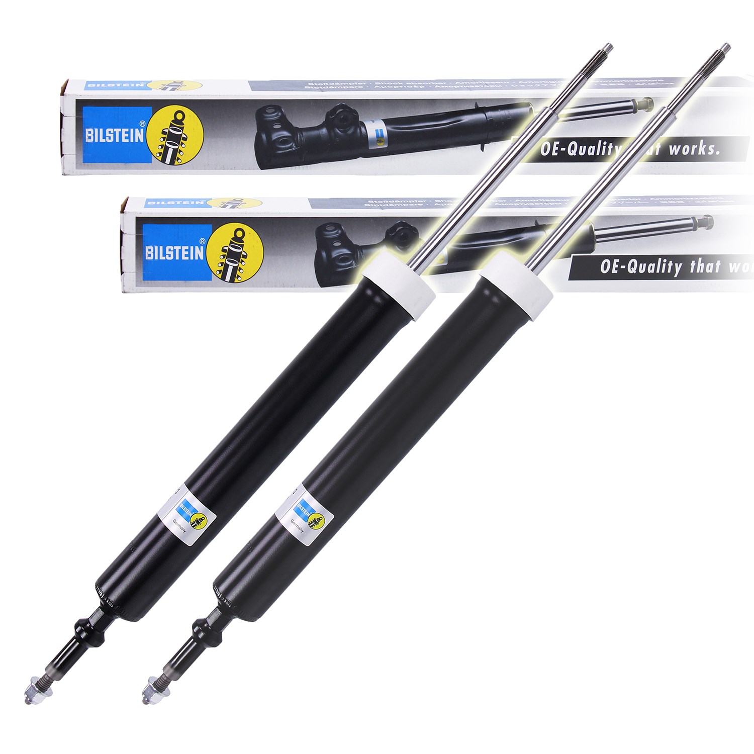 Bilstein 2x Stoßdämpfer Hinterachse, Gasdruck [Hersteller-Nr. 19-144221] für BMW