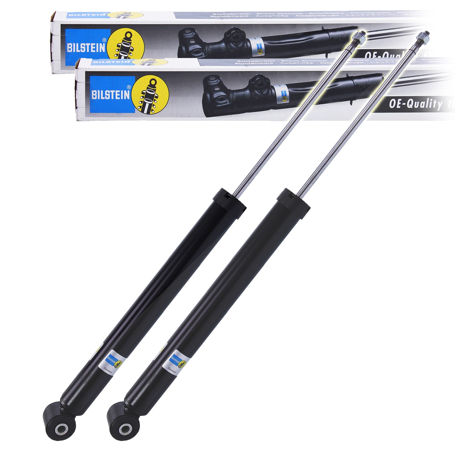 Bilstein 2x Stoßdämpfer Hinterachse, Gasdruck [Hersteller-Nr. 10701877] für Audi, Seat, VW, Skoda