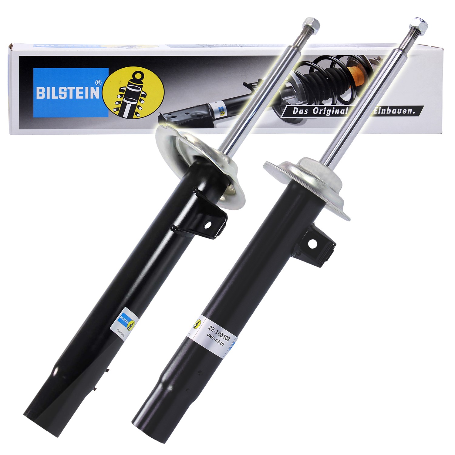 Bilstein 2x Stoßdämpfer Vorderachse, Gasdruck [Hersteller-Nr. 10701878] für BMW
