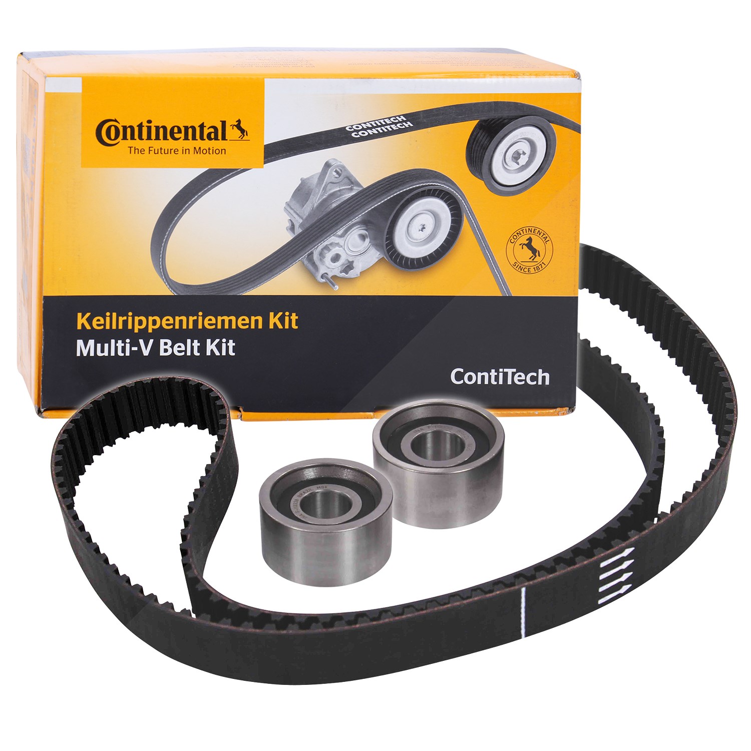 Continental Ctam Zahnriemensatz CONTI SYNCHROBELT® KIT [Hersteller-Nr. CT1038K1] für Renault, Vauxhall, Opel, Iveco, Fiat, Renault Trucks, Citroën, Pe