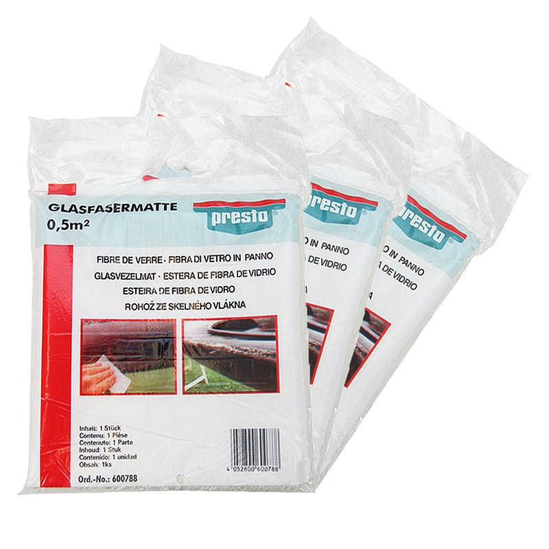 Presto 3x Glasfasermatte 0,5 qm [Hersteller-Nr. 600788]