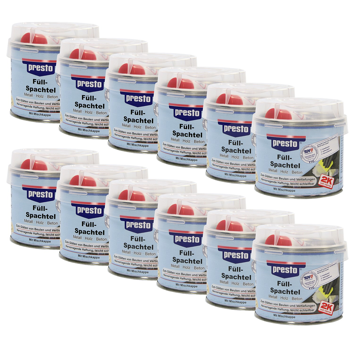 Presto Rot Füllspachtel 250 G - Image 8