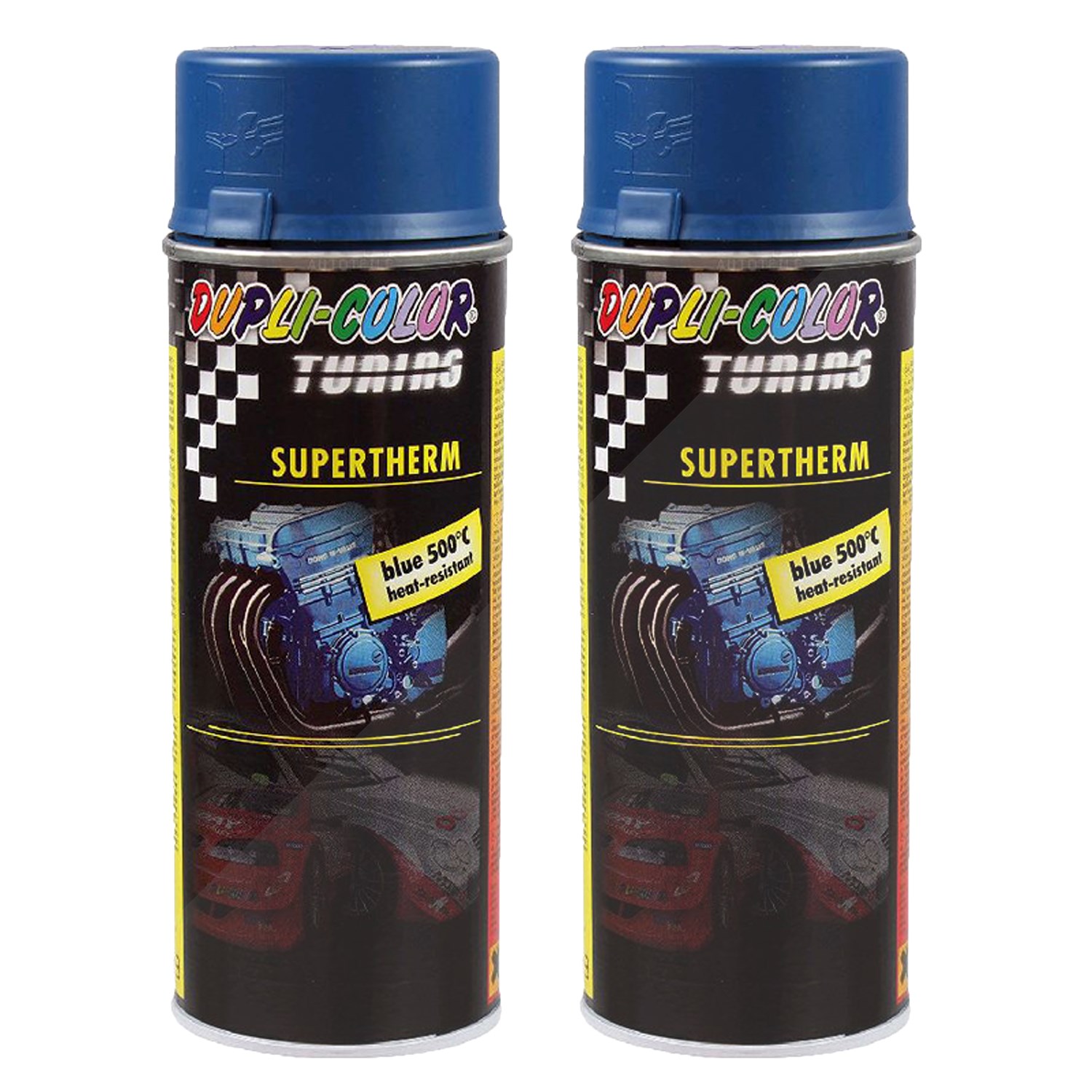 Dupli Color 2x 400ml Supertherm blue 500°C [Hersteller-Nr. 339134]