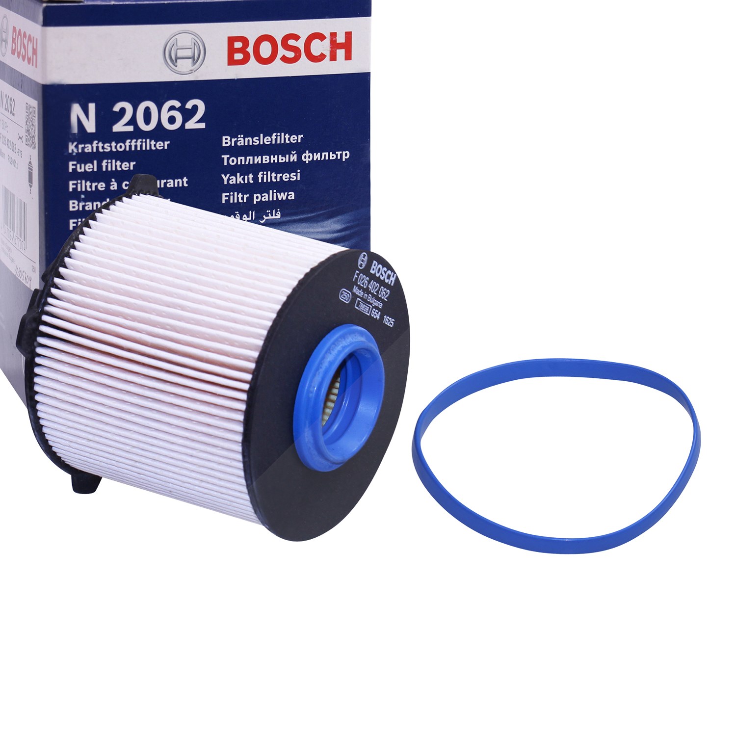 Bosch Kraftstofffilter [Hersteller-Nr. F026402062] für Chevrolet, Vauxhall, Opel, Saab