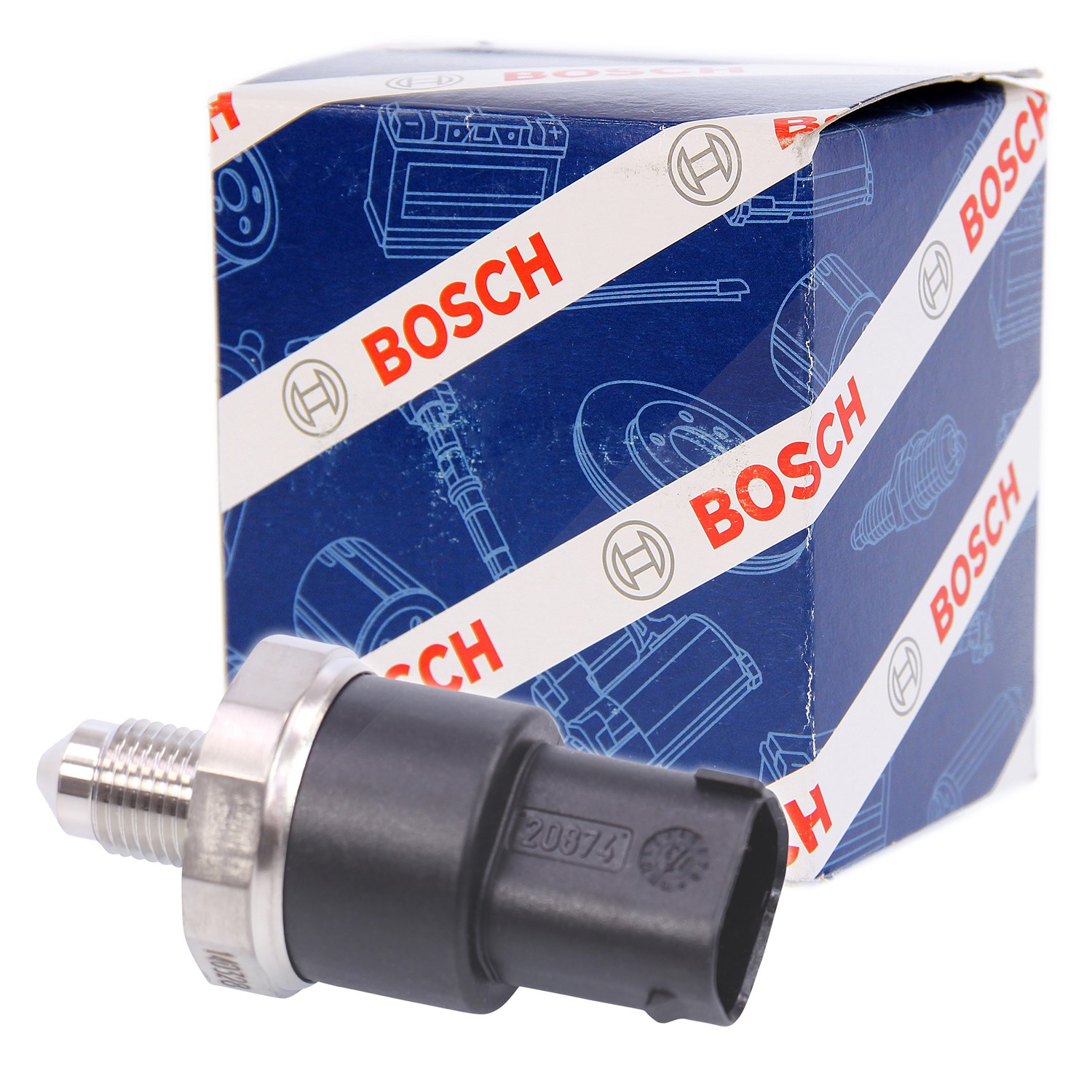 Bosch Druckschalter, Bremshydraulik [Hersteller-Nr. 0265005303] für Ford, VW, Opel, Mercedes-Benz, Saab, Bentley, Vauxhall, Seat, Audi, BMW, Alfa Rome