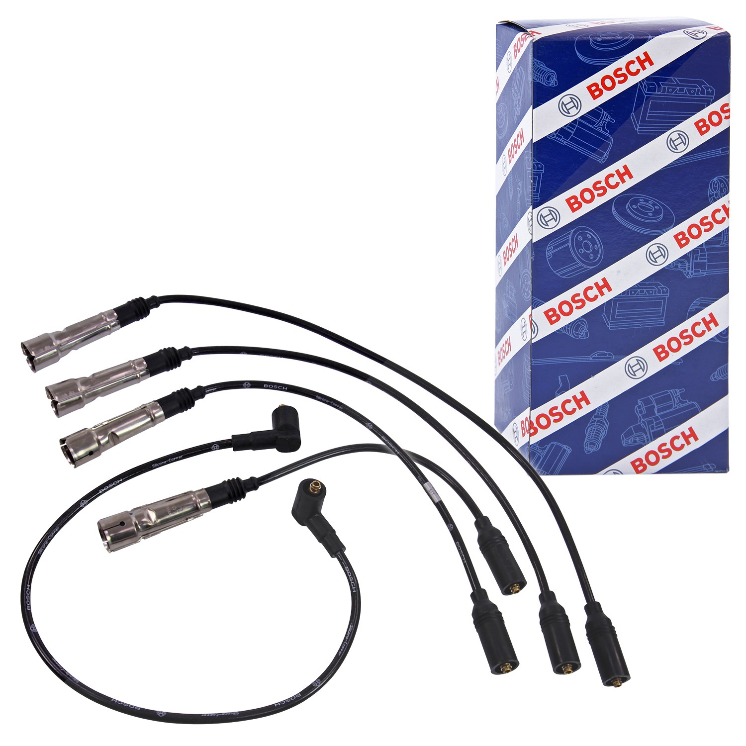 Bosch Zündleitungssatz 5-teilig [Hersteller-Nr. 0986356338] für Wartburg, VW, Seat