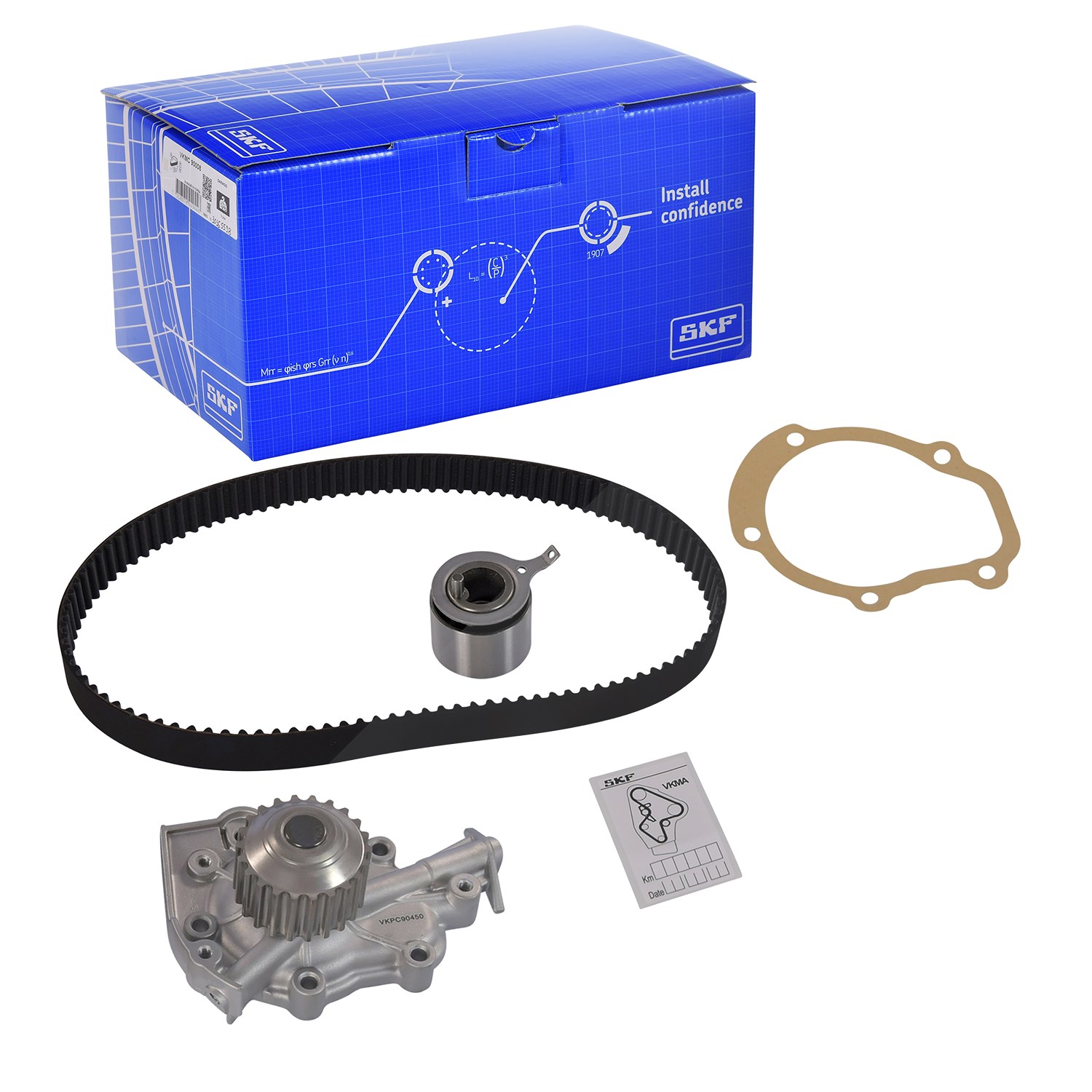 Skf Wasserpumpe + Zahnriemensatz [Hersteller-Nr. VKMC90008] für Chevrolet, Daewoo