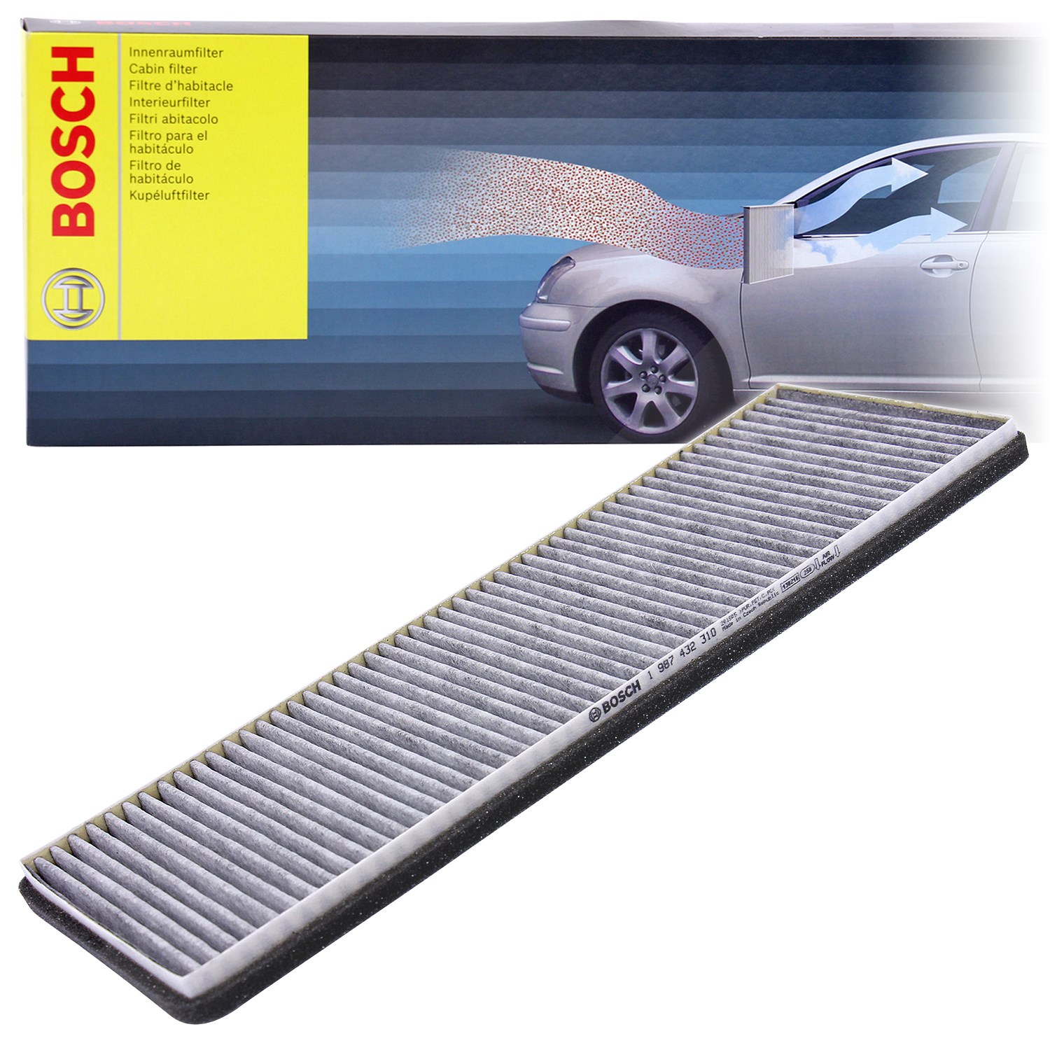 Bosch Filter, Innenraumluft [Hersteller-Nr. 1987432310] für Vauxhall, Chevrolet, Opel