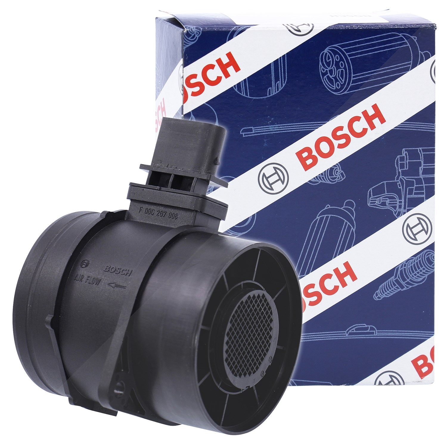 Bosch Luftmassenmesser [Hersteller-Nr. 0281002896] für Jeep, VW, Mercedes-Benz, Chrysler