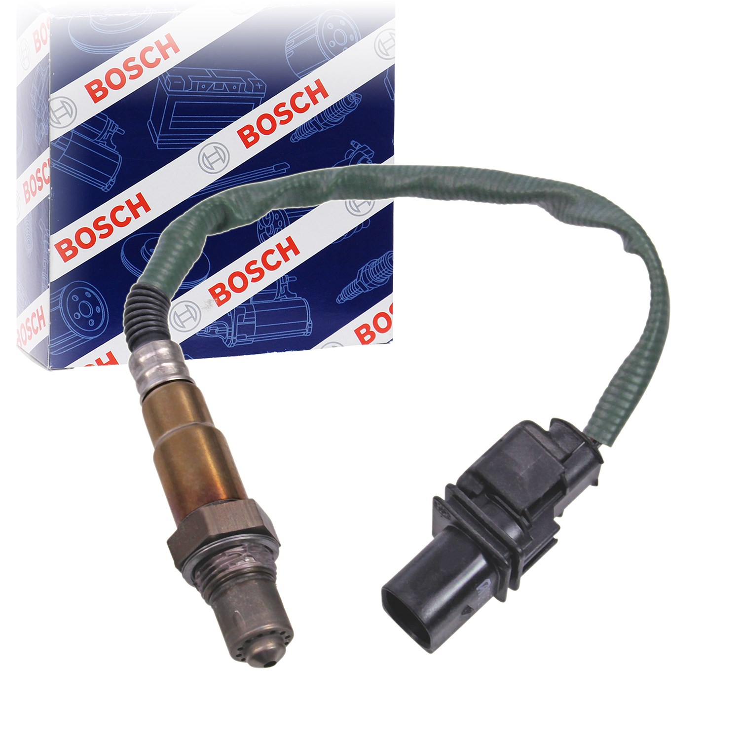 Bosch Lambdasonde [Hersteller-Nr. 0258017014] für Mercedes-Benz, Mitsubishi, Smart