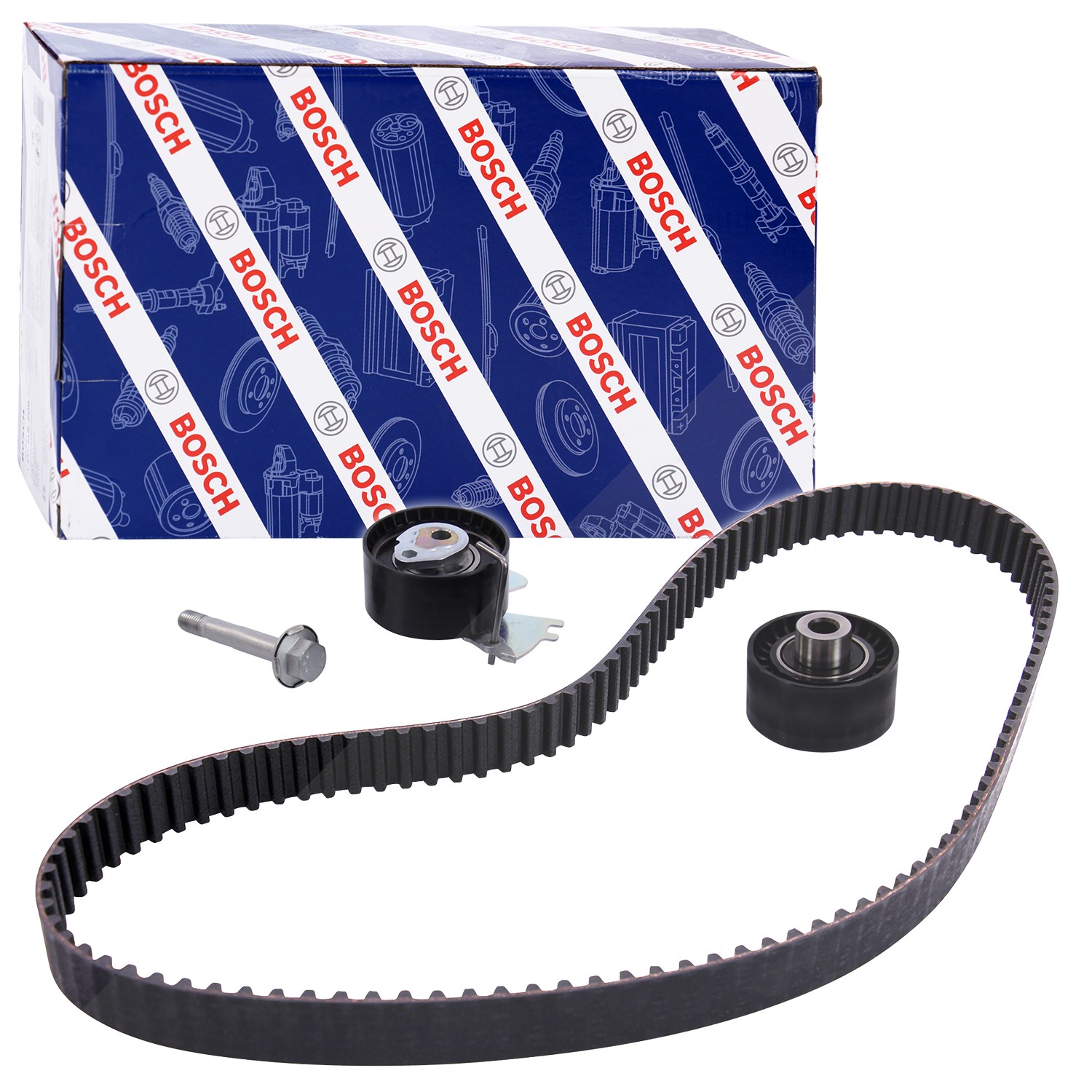 Bosch Zahnriemensatz [Hersteller-Nr. 1987948208] für Peugeot, Ford, Fiat, Lancia, Volvo, Citroën