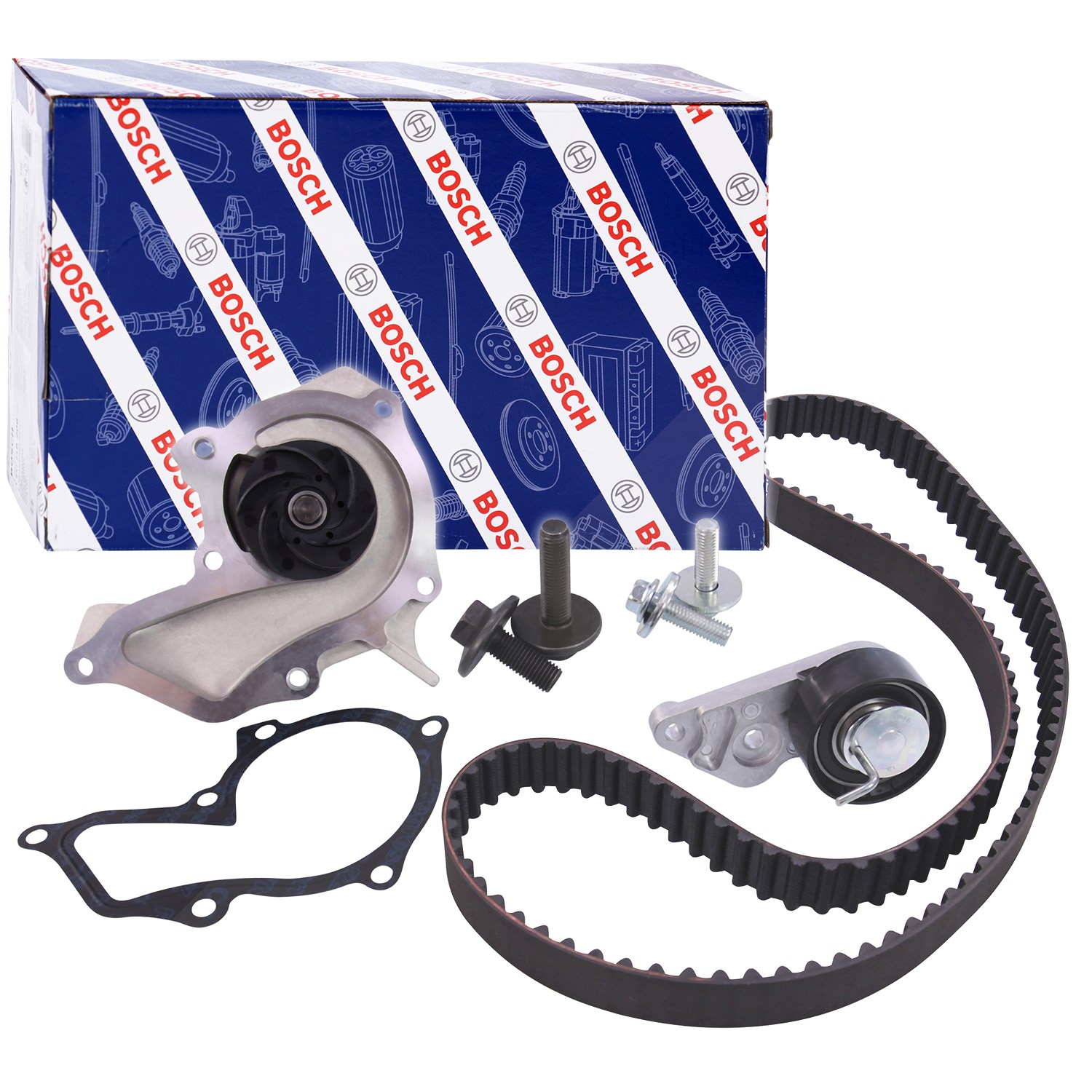 Bosch Wasserpumpe + Zahnriemensatz [Hersteller-Nr. 1987946431] für Ford, Mazda, Volvo