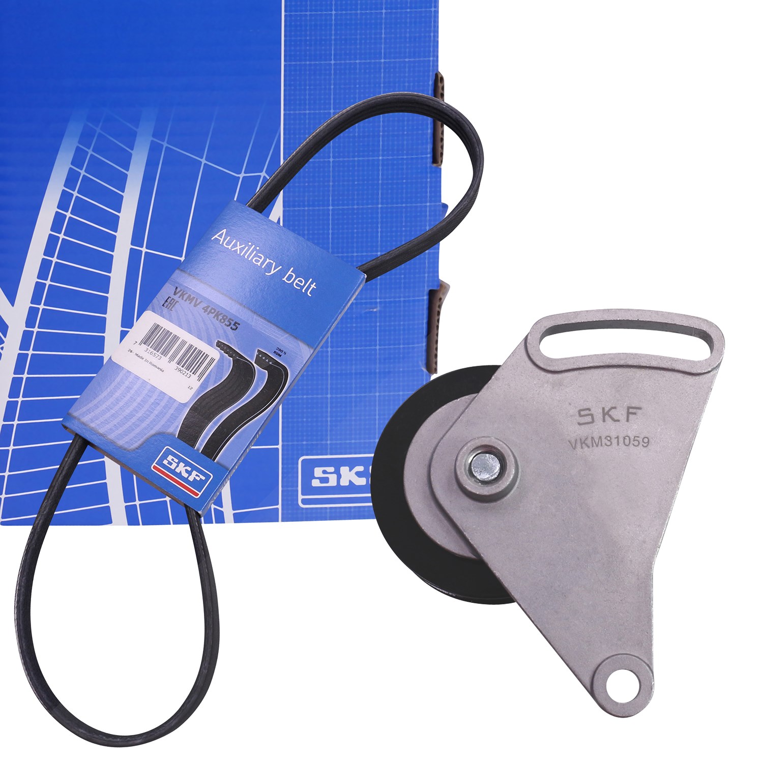 Skf Keilrippenriemensatz [Hersteller-Nr. VKMA31128] für Audi, VW, Skoda