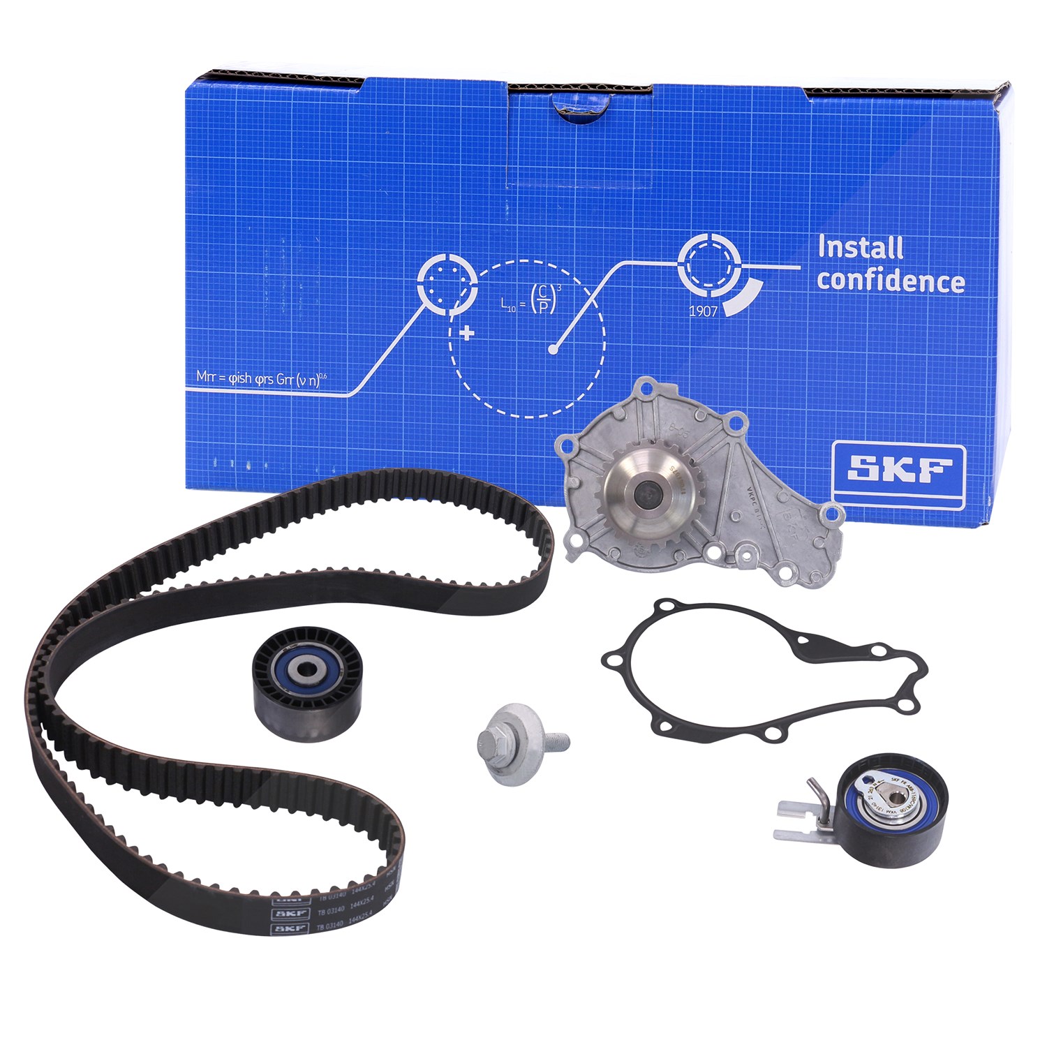 Skf Wasserpumpe + Zahnriemensatz [Hersteller-Nr. VKMC03140] für Toyota, Peugeot, Mazda, Ford, Citroën