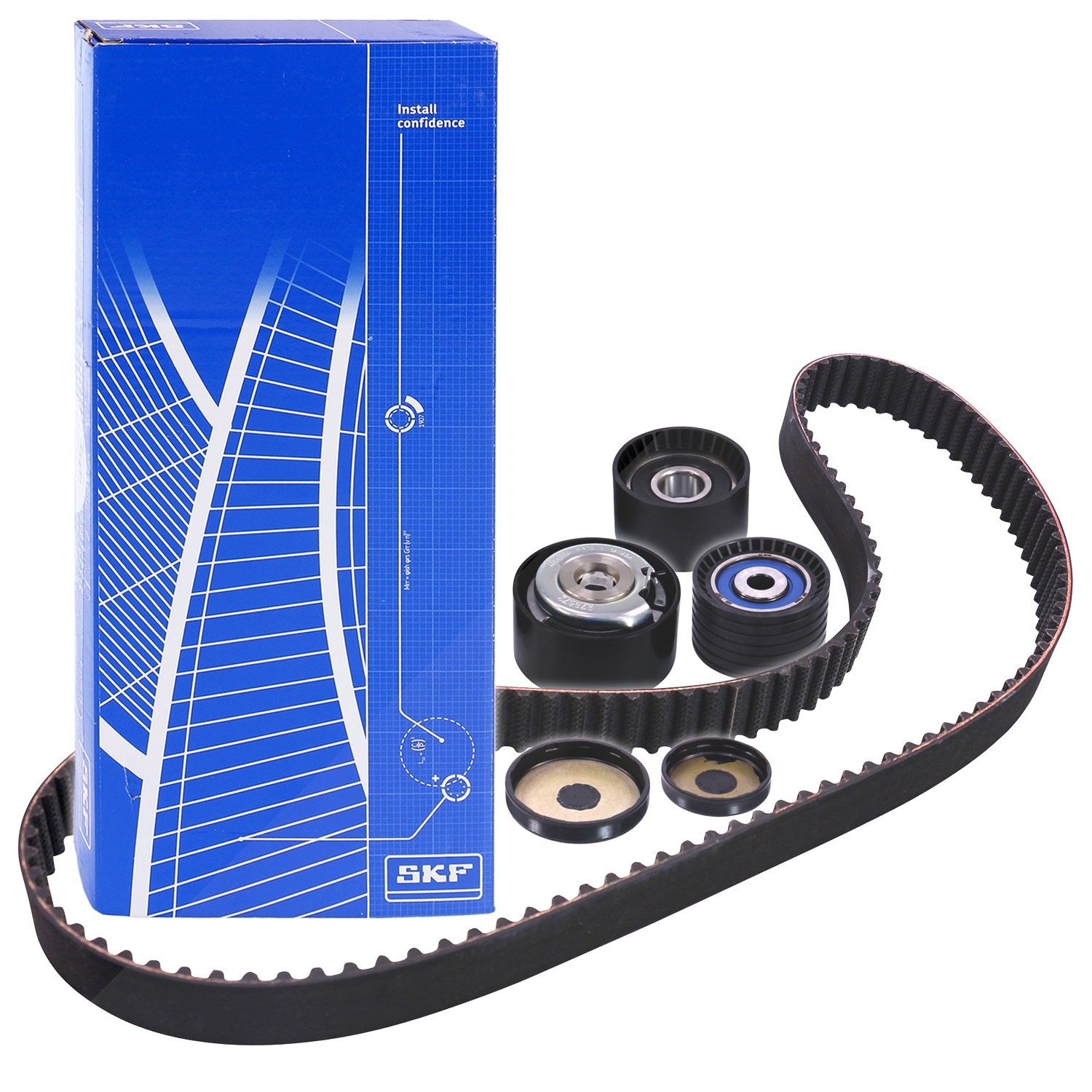Skf Zahnriemensatz [Hersteller-Nr. VKMA06107] für Renault